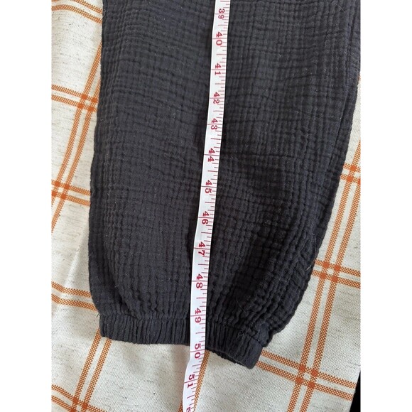 Z supply Mystic Kiara Guaze Jumpsuit Black Large - Picture 9 of 13